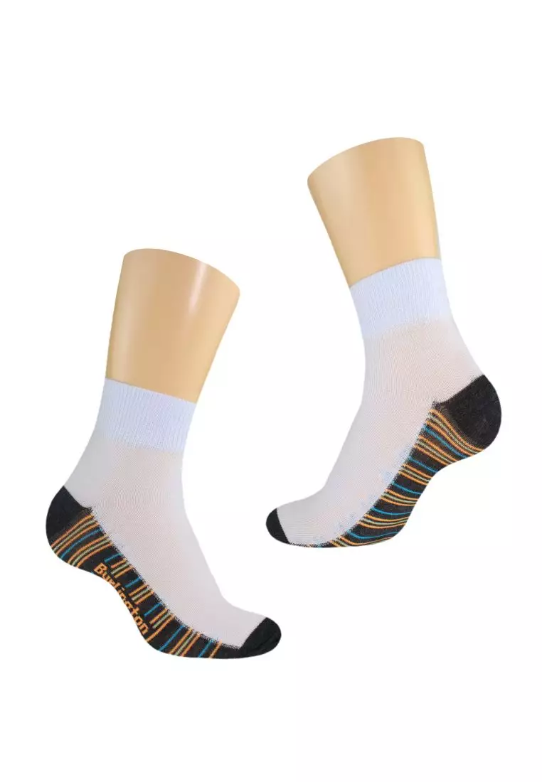 Burlington Boy's Cotton Thin Casual Ankle Socks 3 Pairs in a Pack BBCKG71