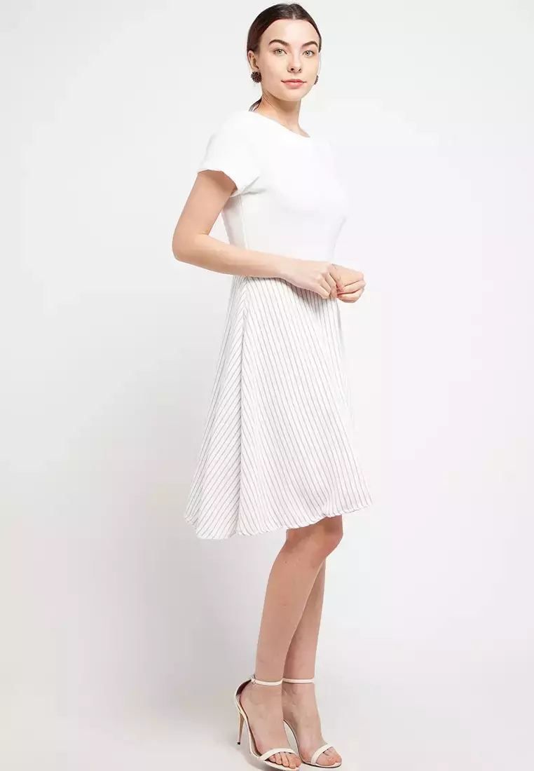 Chanira Rachel Dress-Off White