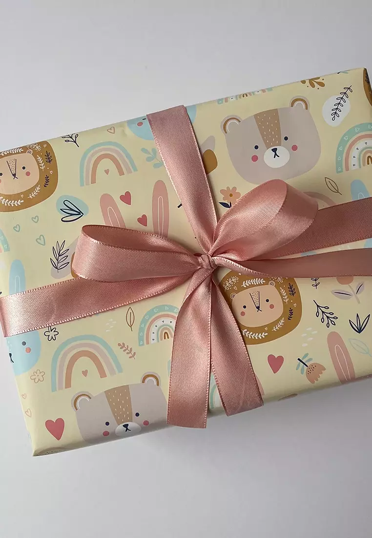 PaperMarket Gift Wrapping Paper Roll 3 Sheets - Baby Animals 2024
