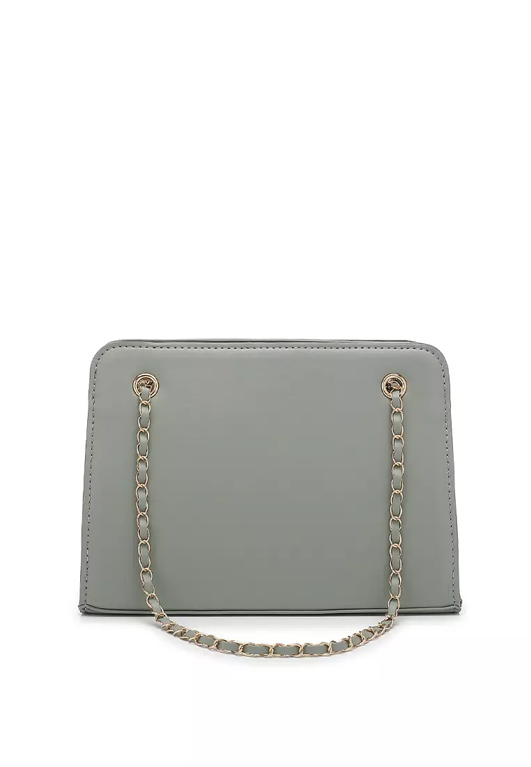 Women's Top Handle Bag / Sling Bag / Crossbody Bag - Green