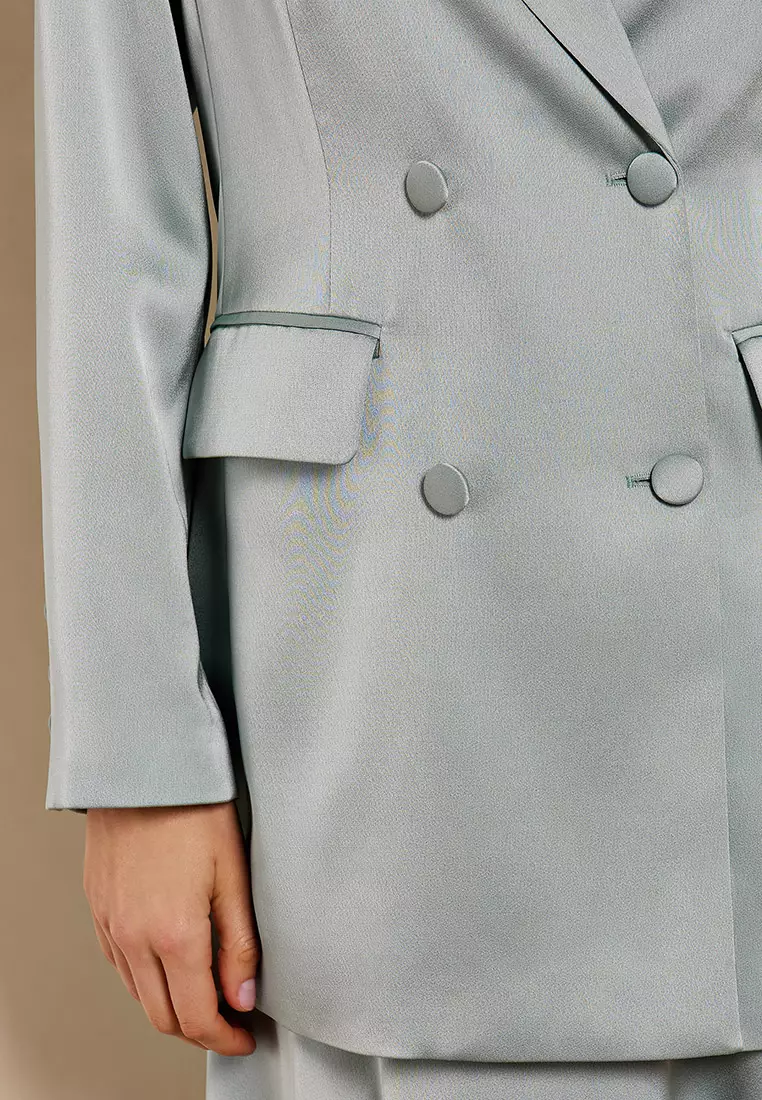 Polly Satin Blazer