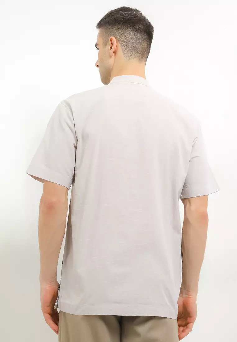 Oatmeal Short Sleeve Baju Koko