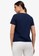 ZALORA WORK navy Contrast Piping Bar Detail Top 3F8B4AAA21FC86GS_2