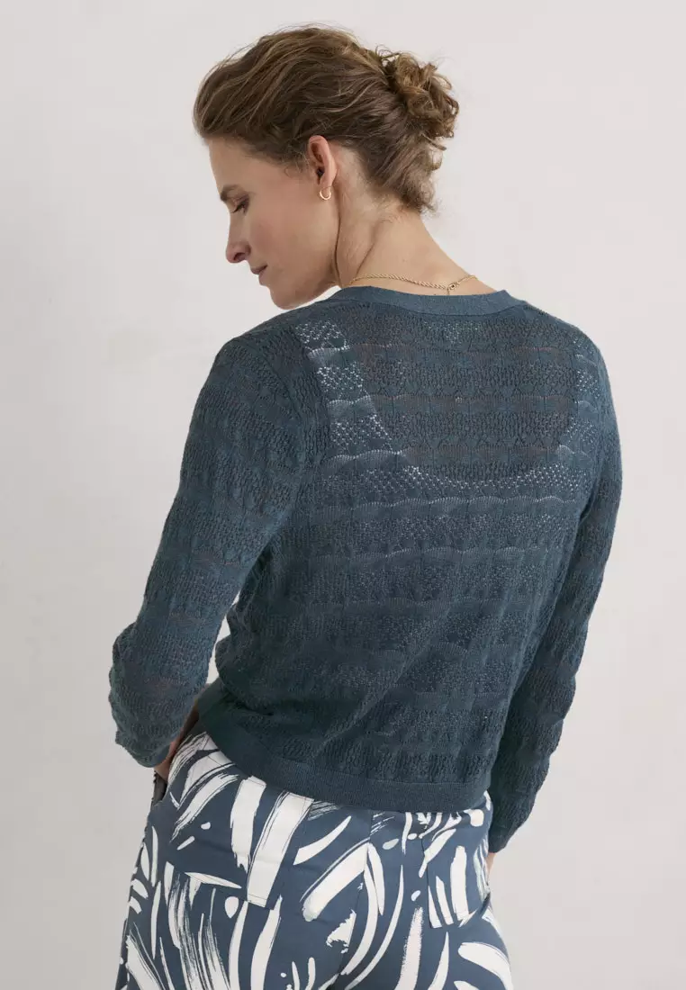 Buy Seasalt Cornwall Seasalt Cornwall Blue Sweet Day Cardigan Online ...