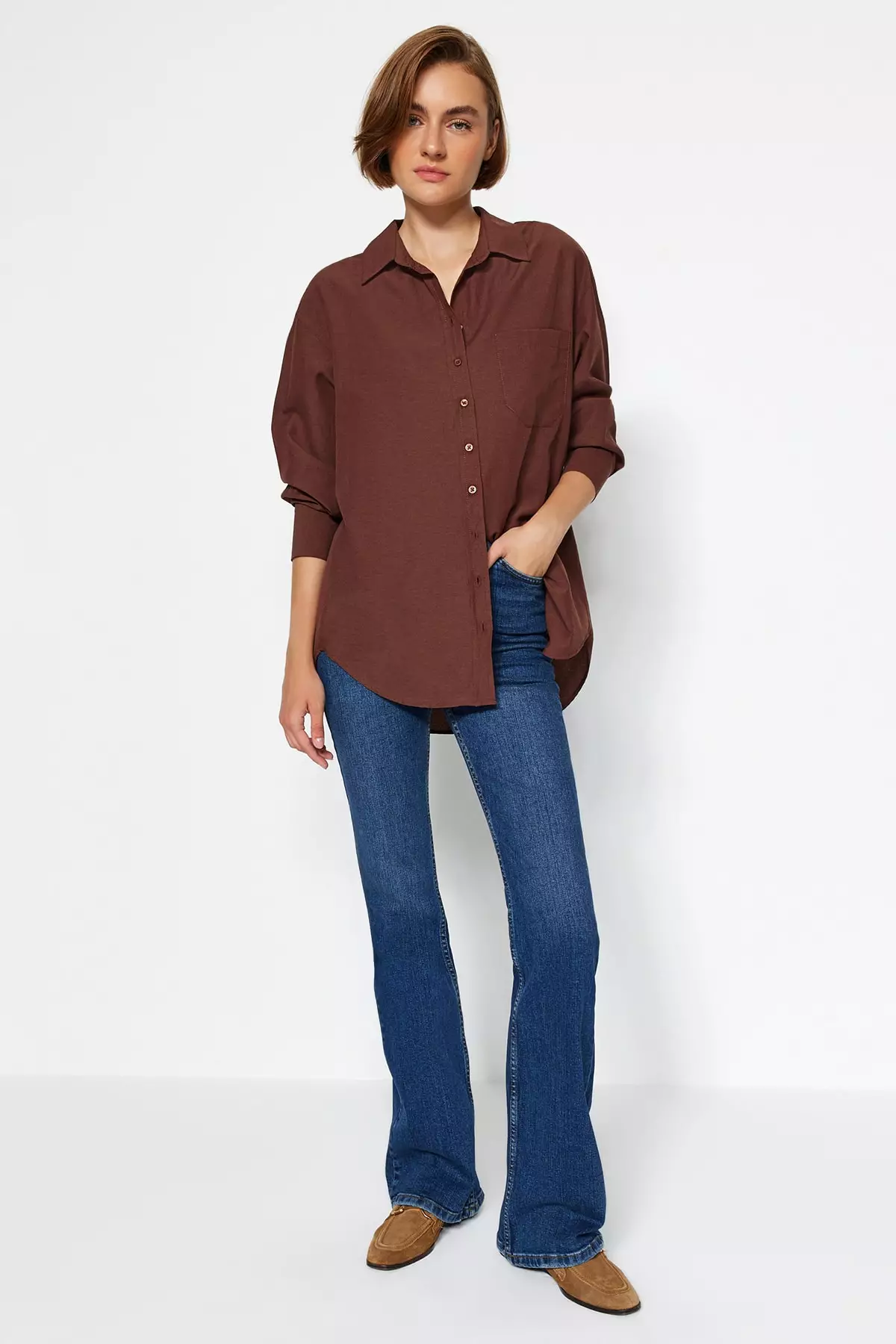 Long Sleeve Boyfriend Shirt