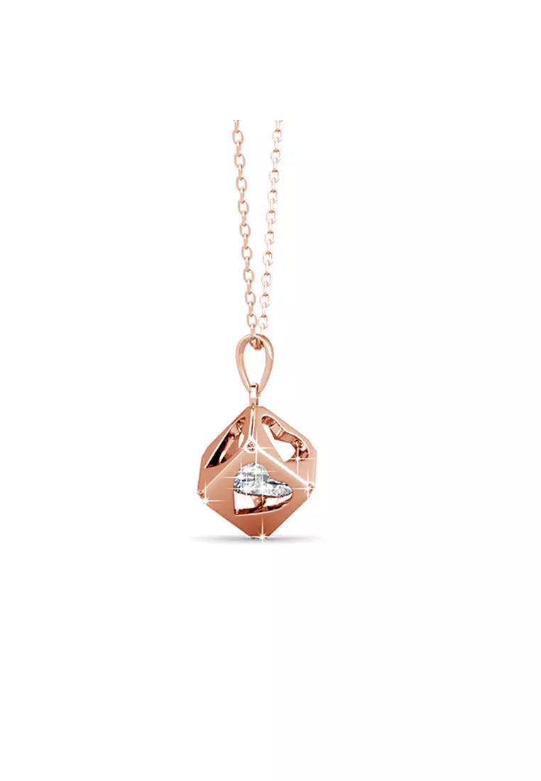 Secret Love Pendant RG - Kalung Crystal Swarovski by Her Jewellery