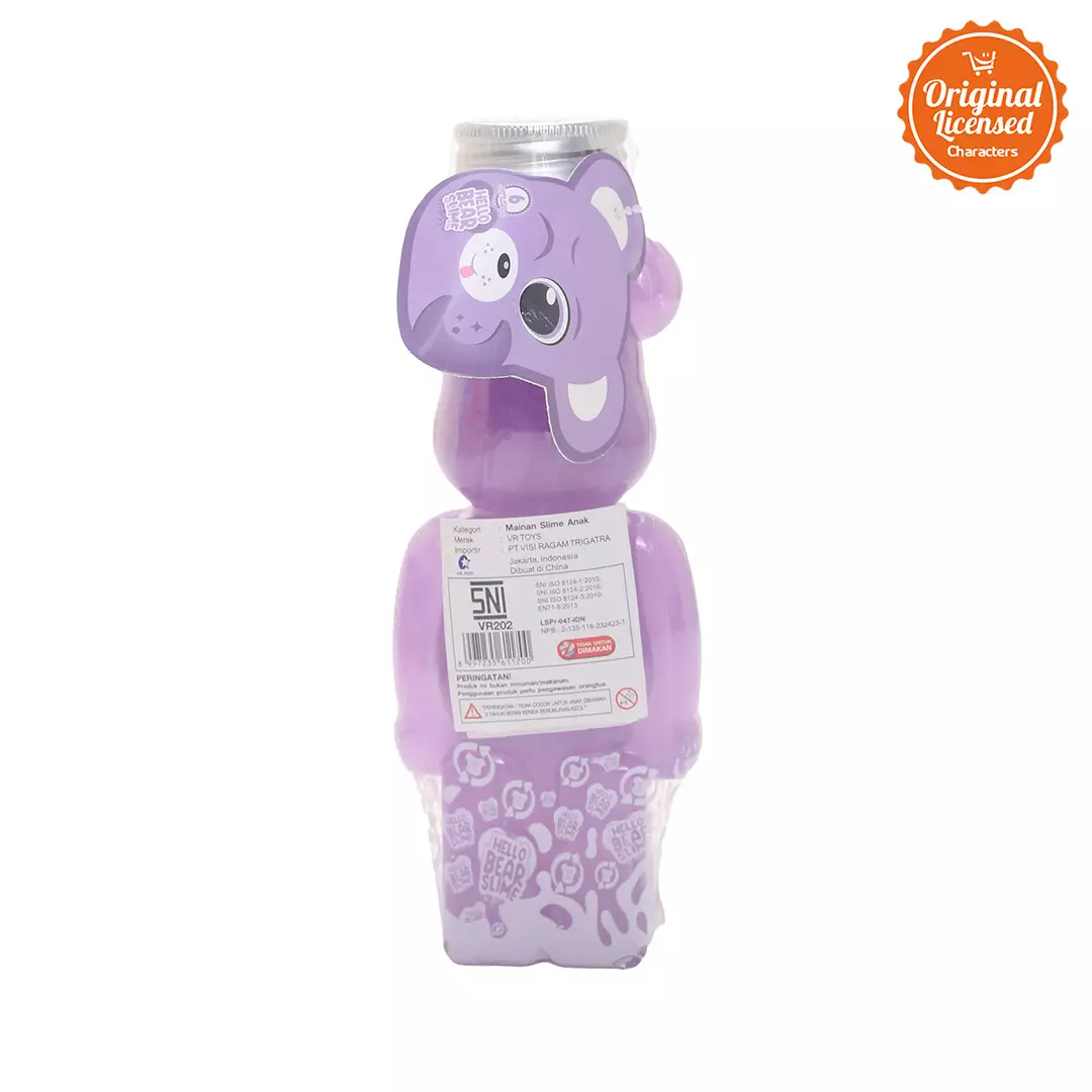 Mainan Anak Hello Bear Hydro Slime - Ungu