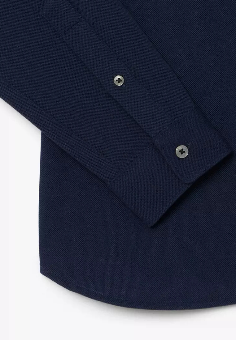 Slim Fit Petit Piqué Shirt