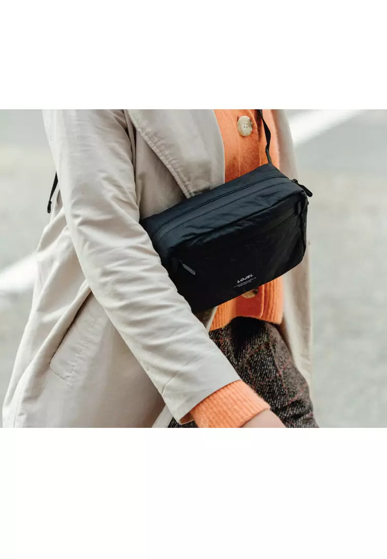 LOJEL Slash Shoulder Pack - Matte Black