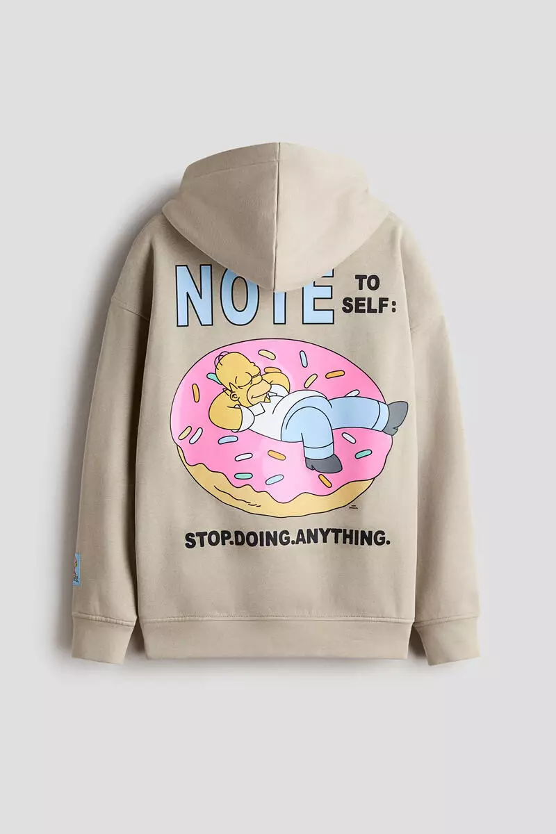 Printed hoodie