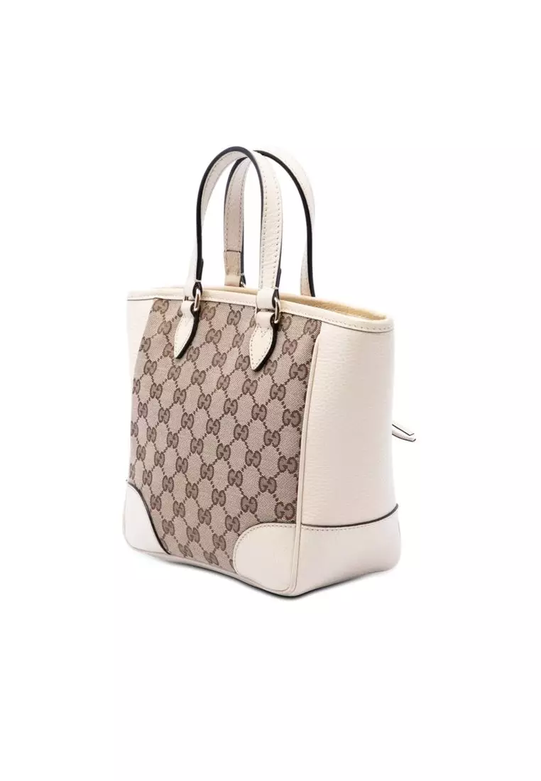 Pre-Loved Gucci Small Gg Canvas Bree Satchel