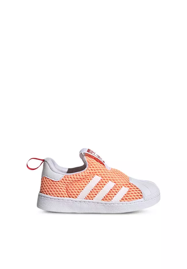 Adidas superstar slip 2025 on kids Orange
