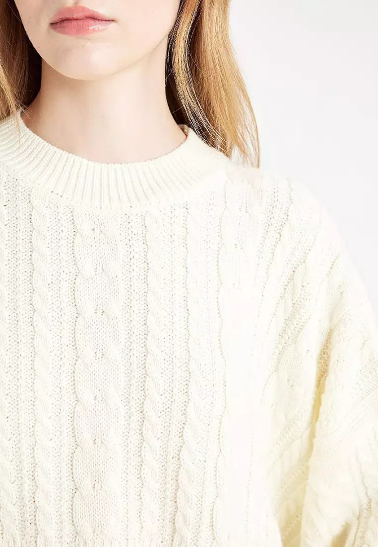 Braided Knit Jumper
