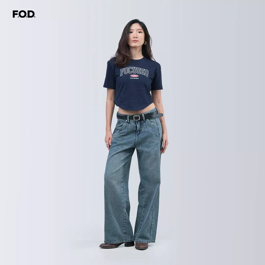 Kaos Wanita Shua Navy