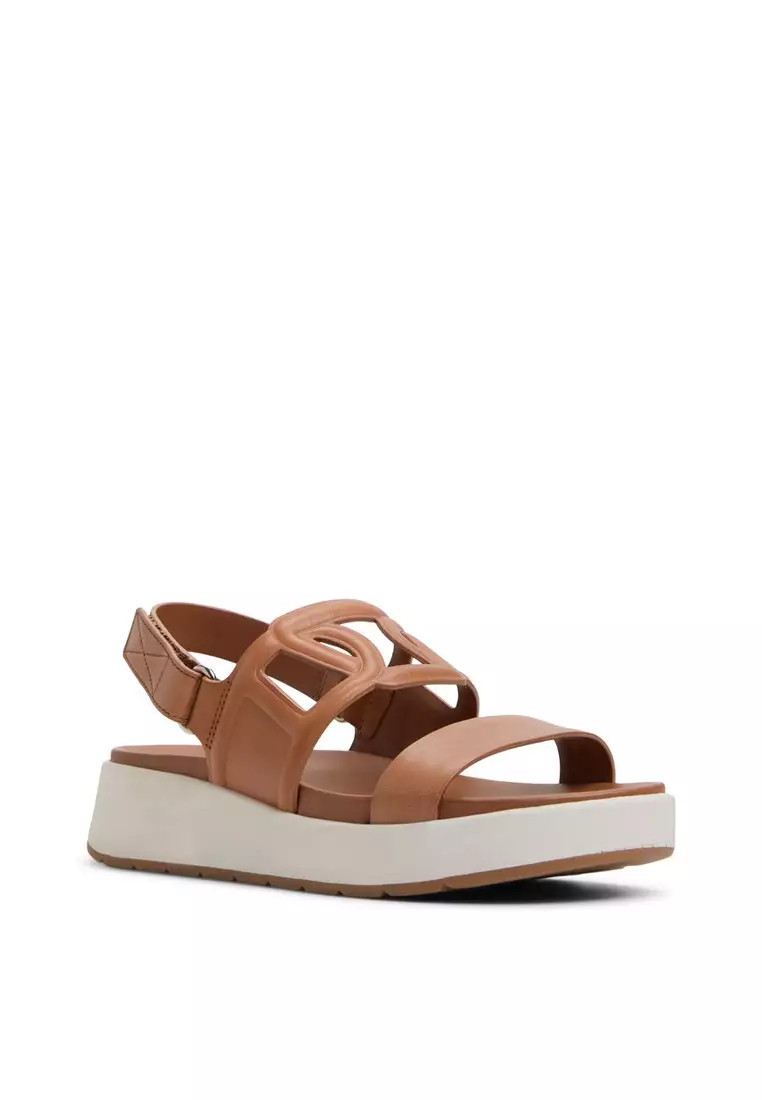 【ALDO】レザー Onuvia 厚底・フットベッド・ストラップサンダル 網上選購ALDO Onuvia Platform Sandals 2025 系列| ZALORA香港
