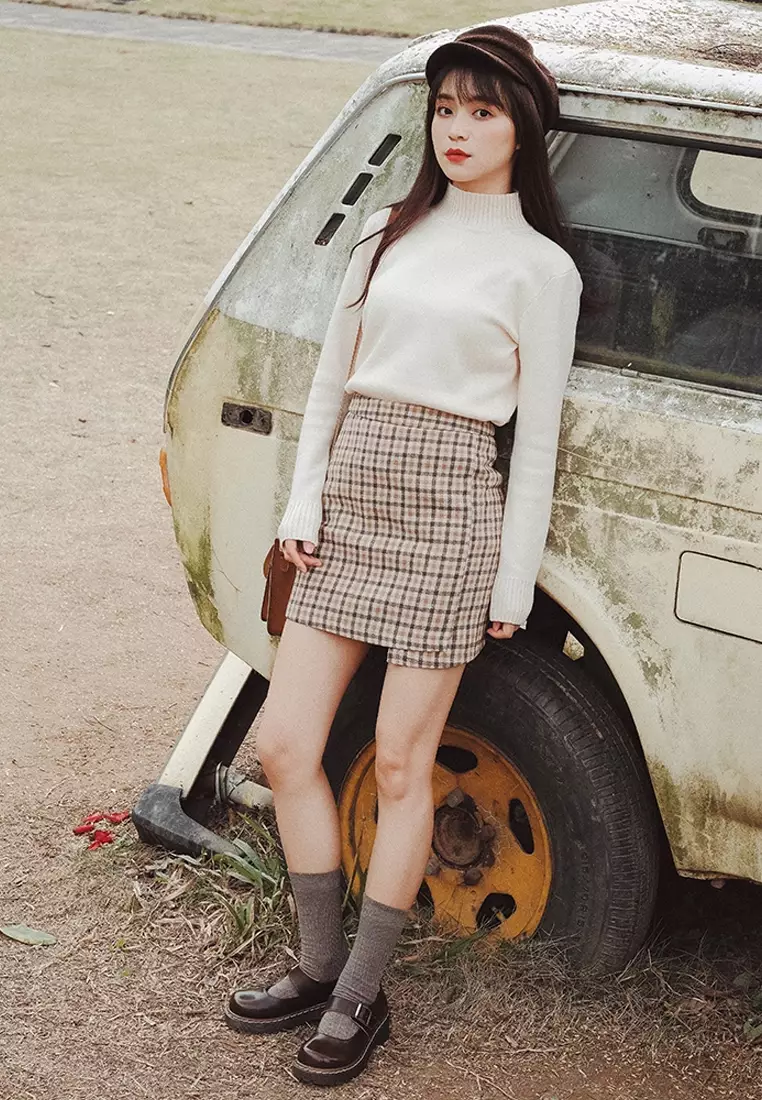 5CM Leather Mary Jane Shoes MZ566-1