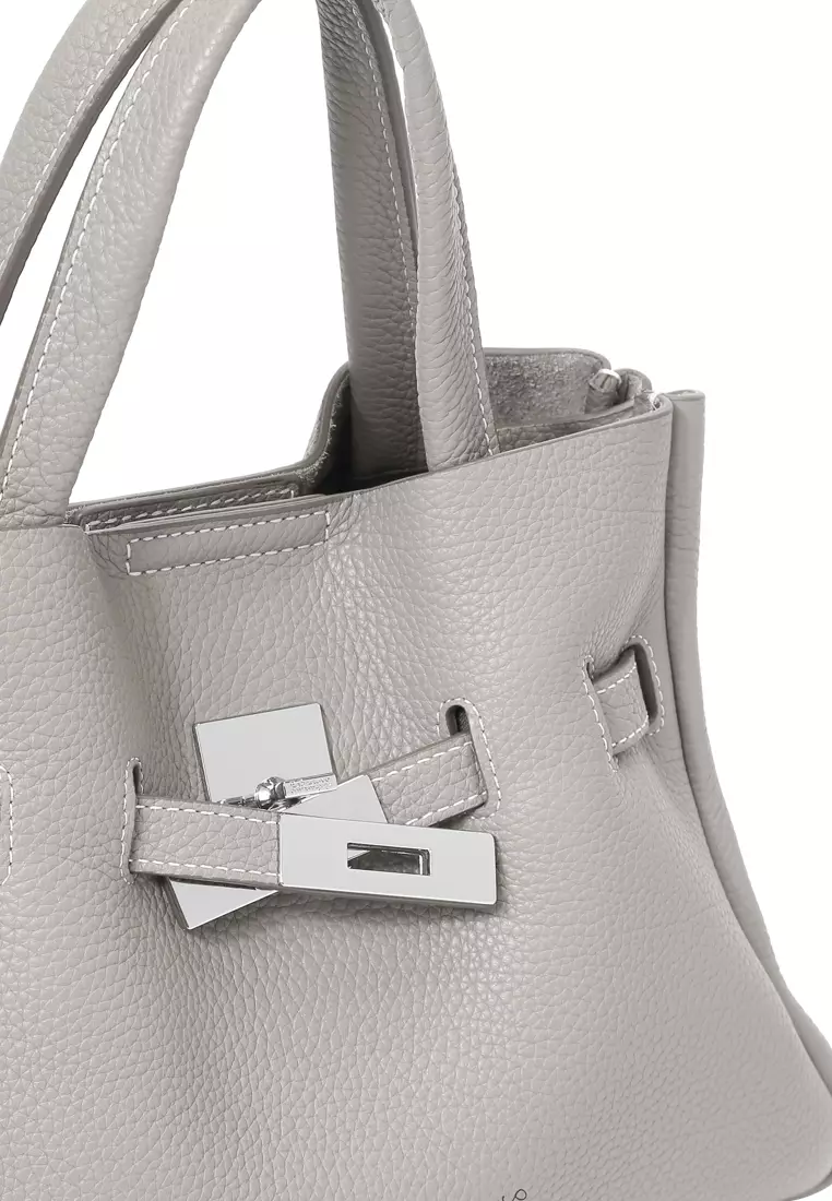 SAOIRSE Belt Soft Structural Shoulder Tote Mini - Beige