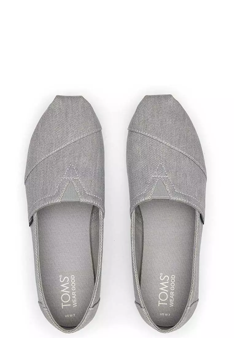 TOMS Alpargata - Ultimate Grey Distressed Twill