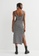 H&M black and white Knitted Dress CEF1CAA1CE447AGS_2