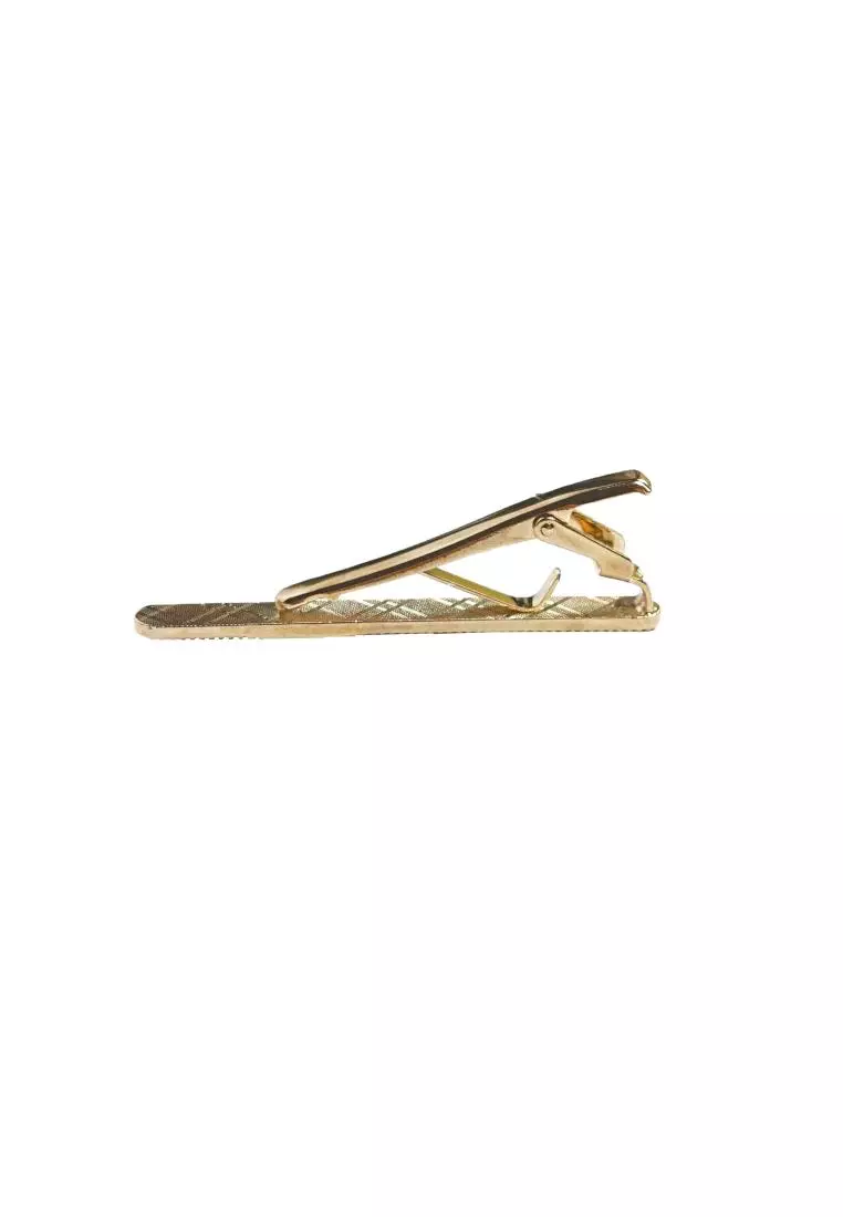 Houseofcuff Pin Tie Jepit Dasi Slim Gold A15