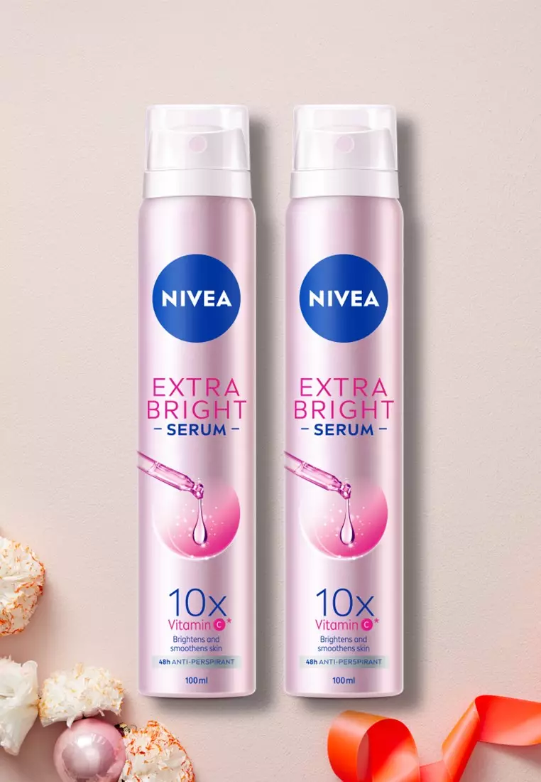 Buy Nivea PACK OF Deodorant Extra Bright Anti-Perspirant Serum