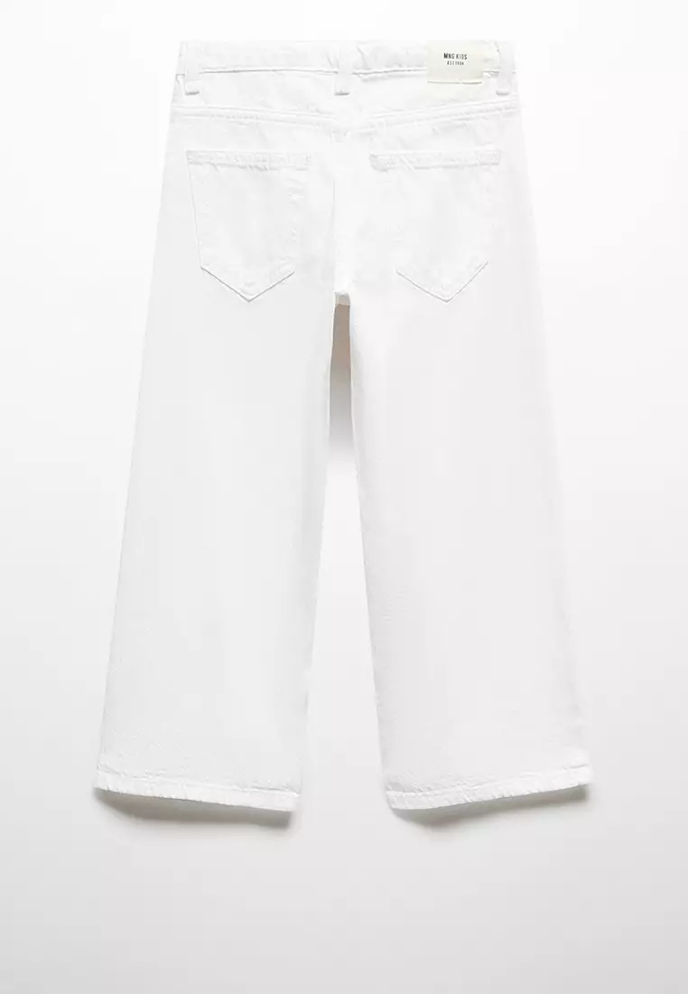 Cotton Culotte Jeans