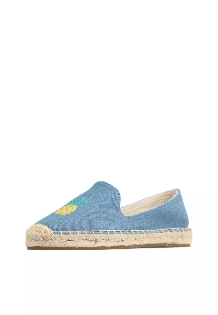Embroidered Canvas Espadrilles HB45433