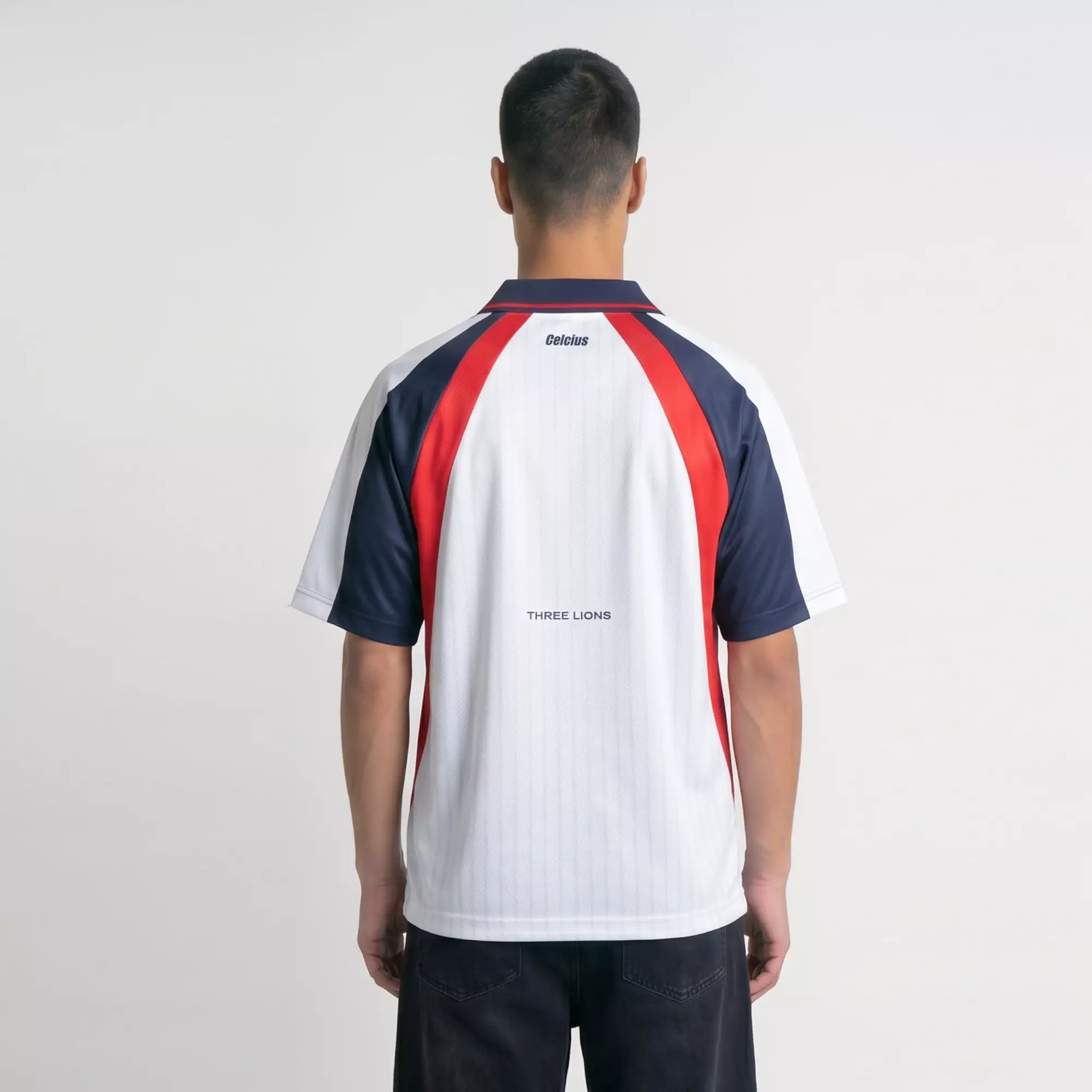 CELCIUS  England Home Jersey Polo Shirt LIN001639C Putih