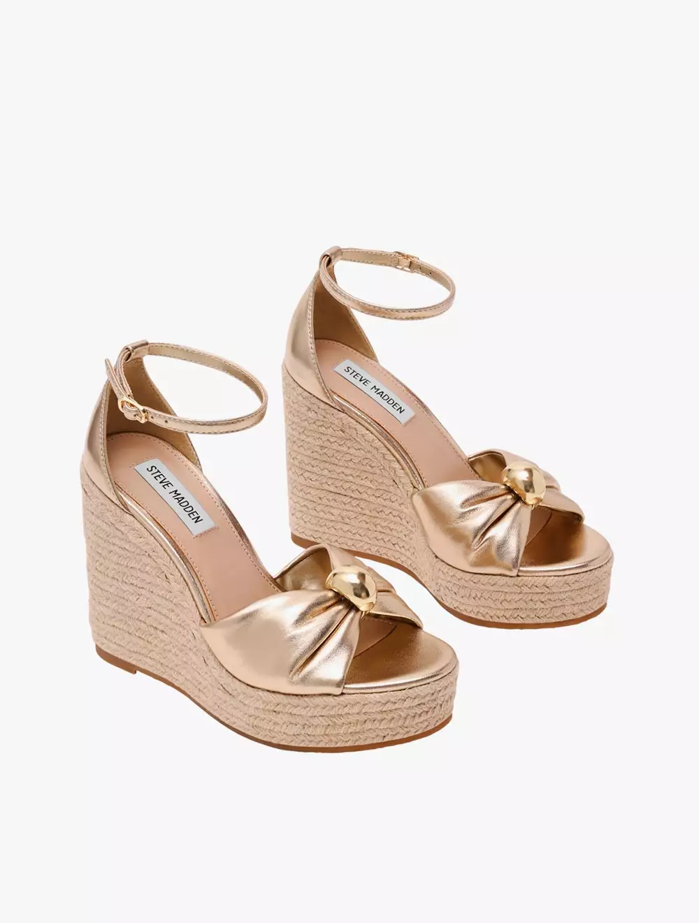 Jual Steve Madden Steve Madden TALIYA Women's Wedges - Gold Original