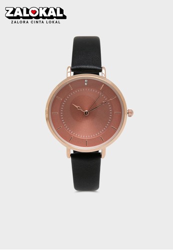 Jual Berrybenka Label Brenda Janice Classic Watch Black ...