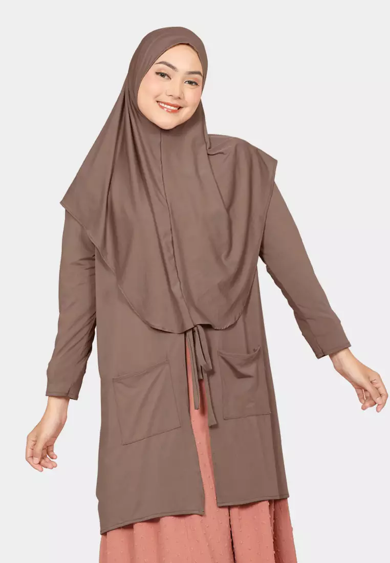 Zelena - Ralisha Outer Hijab | Cardigan Wanita - Milo Choco