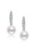 A.Excellence silver Premium Japan Akoya Pearl 6.75-7.5mm Leaves Earrings E8F75ACE5F0B77GS_1