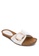 ALBERTO white One strap flat sandals 0D6D9SHCCDD241GS_1