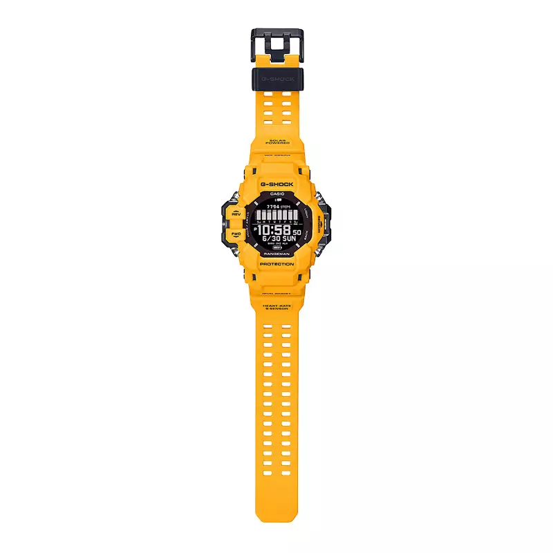 Jam Tangan Pria Casio G-Shock GPR-H1000-9DR Rangeman Master Of G-Land Digital Dial Yellow Resin Band