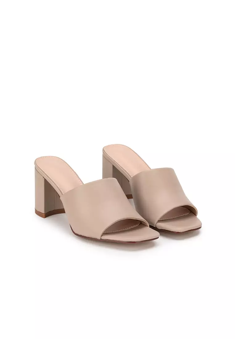 Chunky sales heel slides