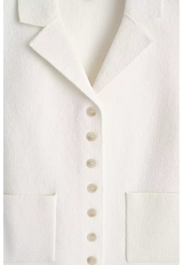BOUCLÉ-KNIT WAISTCOAT