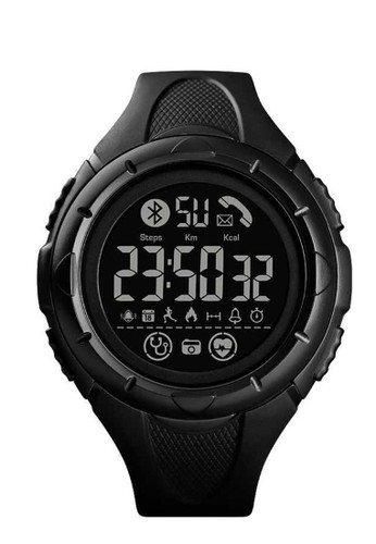 Jual Skmei Jam Tangan Smartwatch Pria Bluetooth Pedometer Heartrate Strap Tali Material Pu Ad24 Original Original Zalora Indonesia