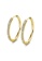 Her Jewellery gold Chic Earrings (Yellow Gold) - Made with premium grade crystals from Austria A4773ACFB30FD8GS_3