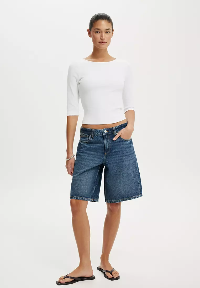 Baggy Denim Shorts