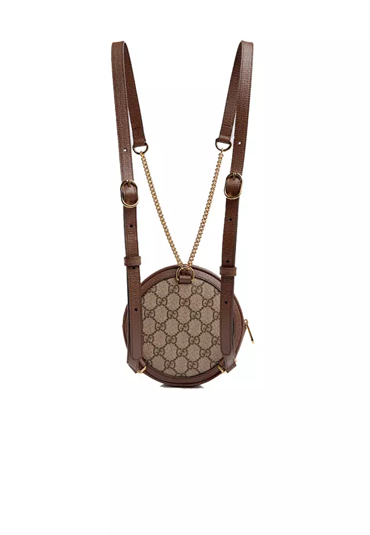 Gucci GUCCI Ophidia Round Small Backpack 598661 ZALORA