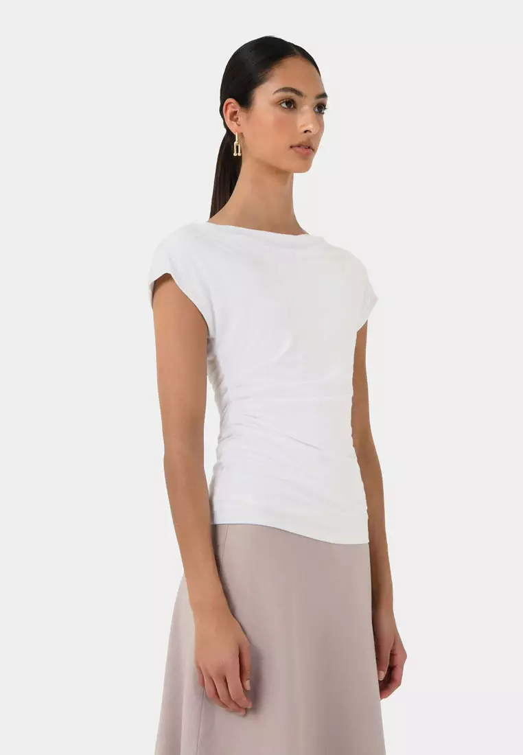 Mia Off Shoulder Jersey Top
