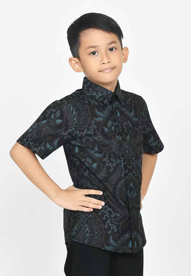 Hadinata Batik Kemeja Anak Surya Swati