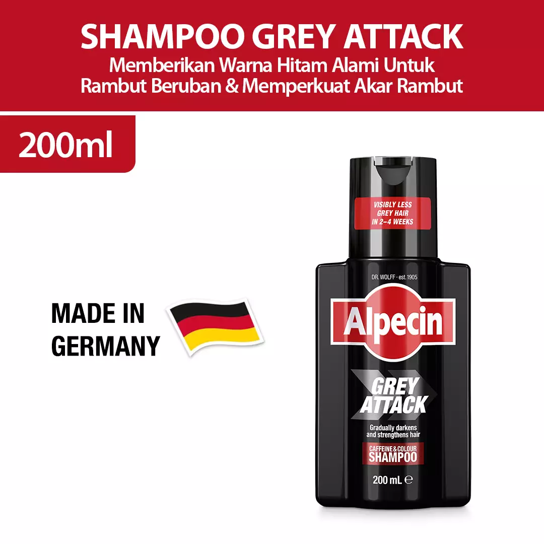 Alpecin Grey Attack Caffeine & Colour Shampoo 200ml