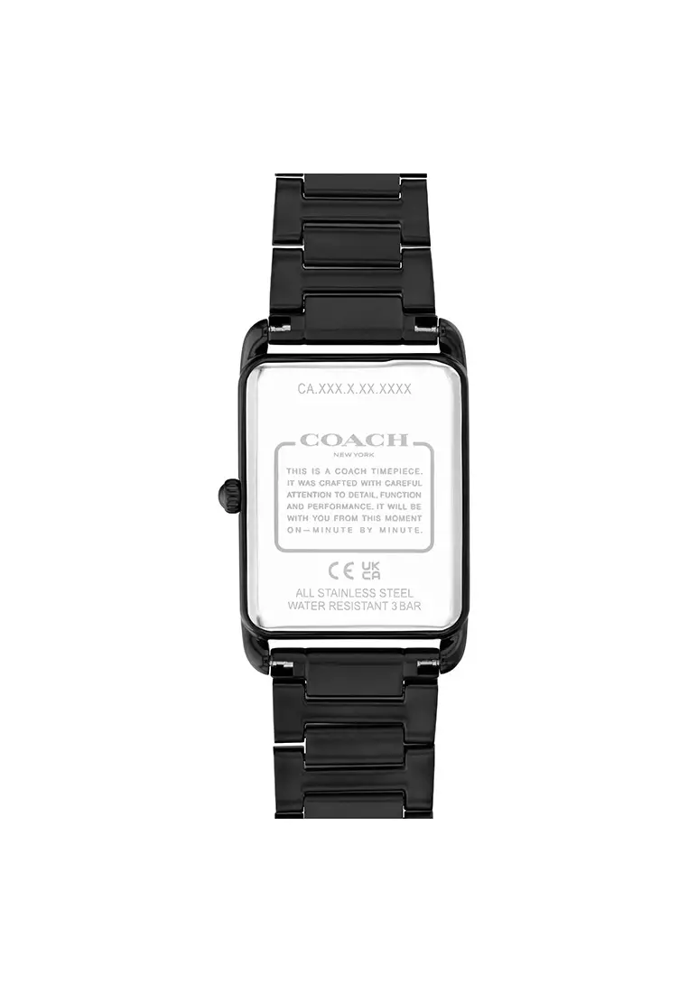 ELLIOT Unisex Watch IONIC PLATED BLACK STEEL Strap - Black Dial 14400049