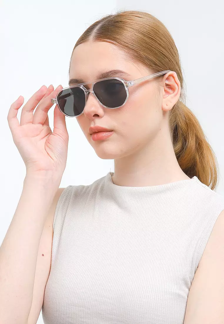 Helion  Kacamata  Pria Wanita Antiradiasi Fashion Sunglasses Bahan Premium