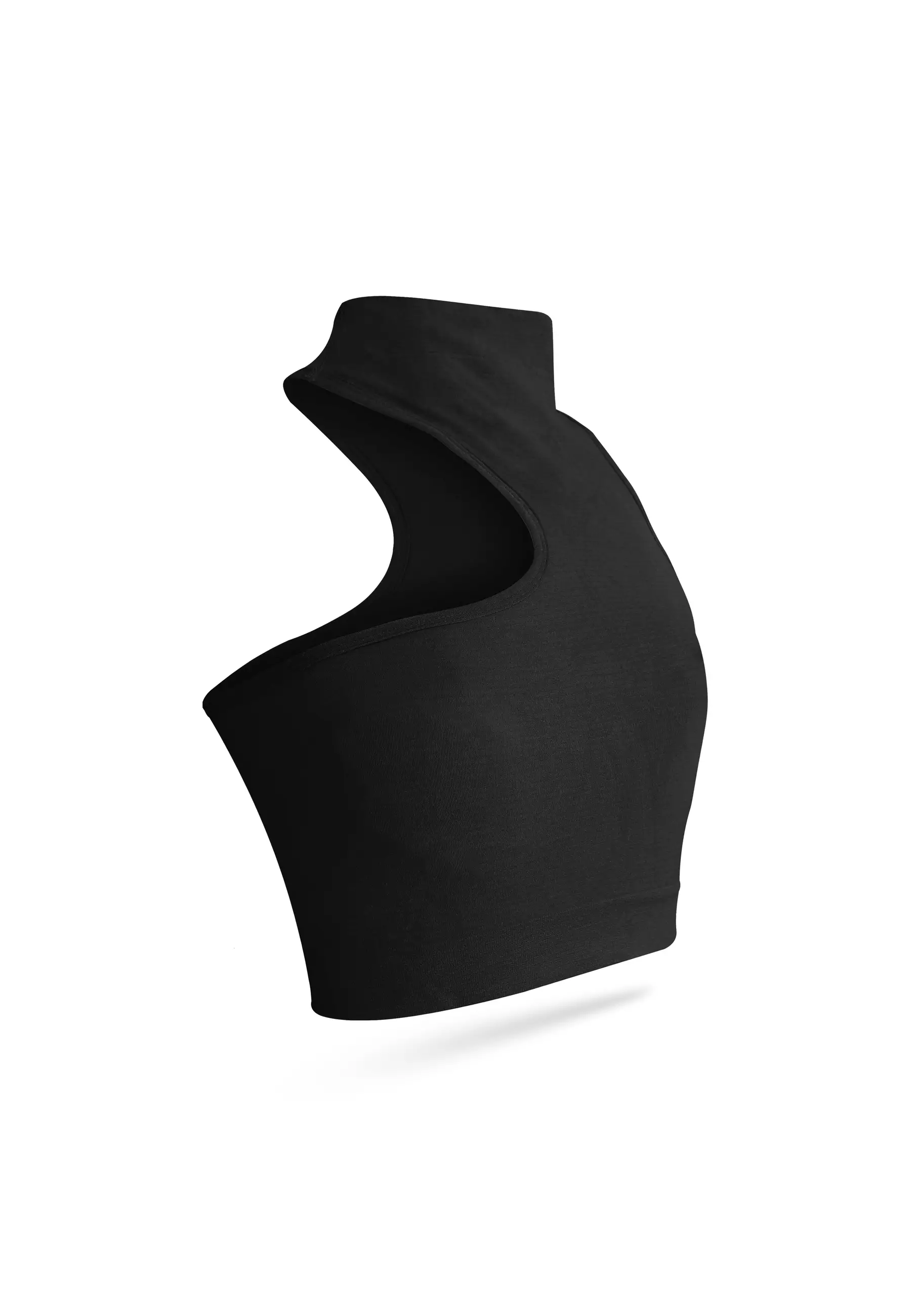 You’ve ( YouHave )  Tanktop Helter Halter Neck Turtleneck Turtle neck Cut Side Tank Top Tanktop Crop Top Sport Bra 100104