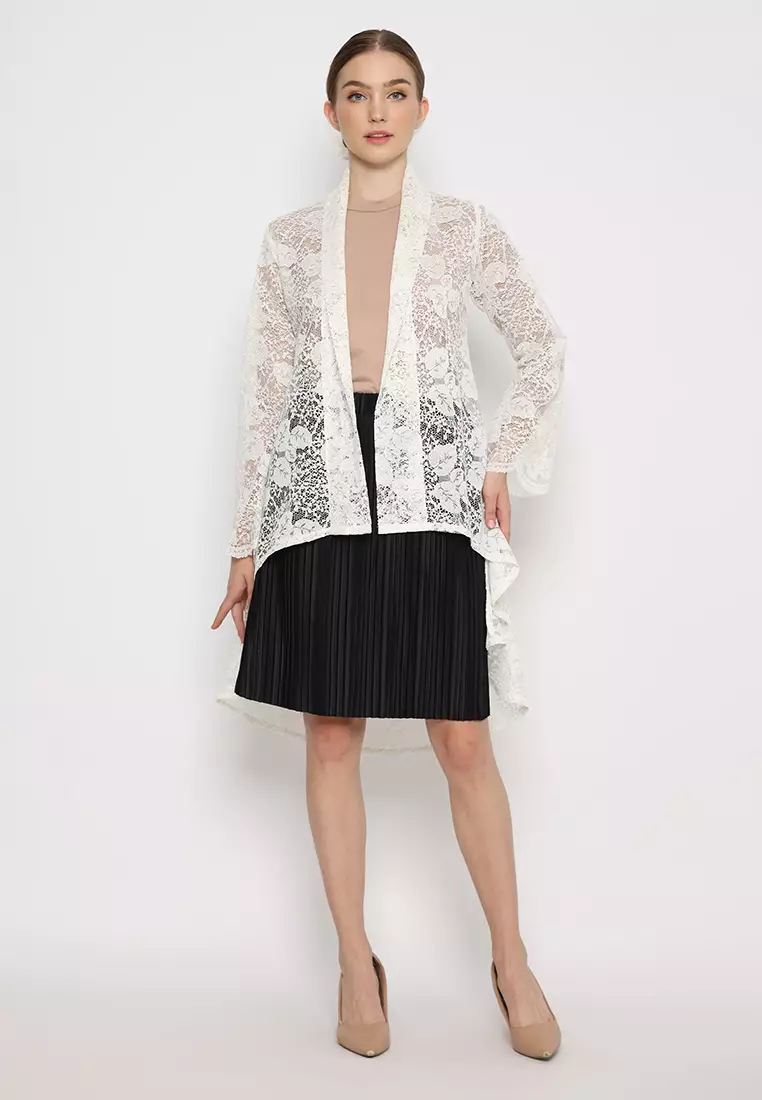 Athalia Brokat Broken White