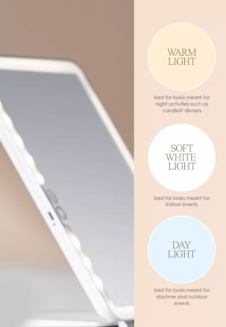 Mirrorvio+ | LED Travel Mirror