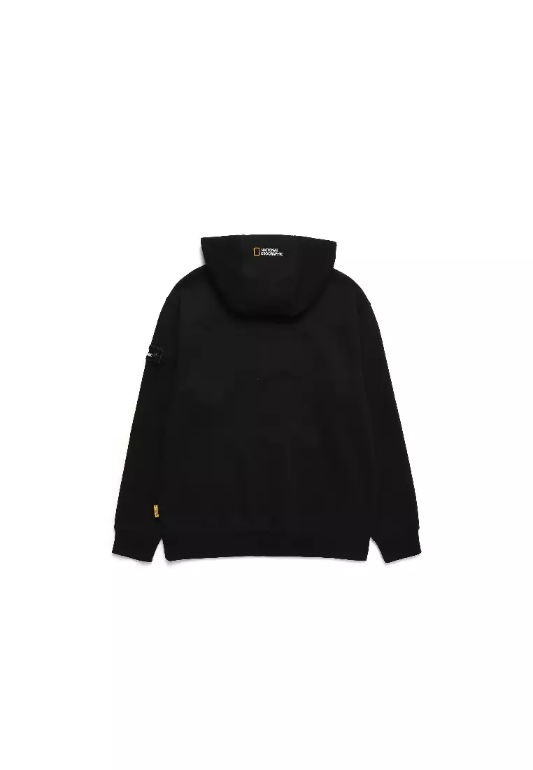 Unisex Chest Embroidery LOGO Hoodie