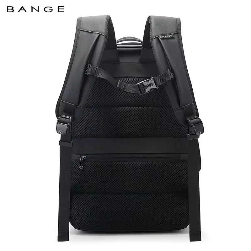 BANGE Tas Ransel pria Laptop Kerja Backpack Pria 15.6 Inch BG7822-Black